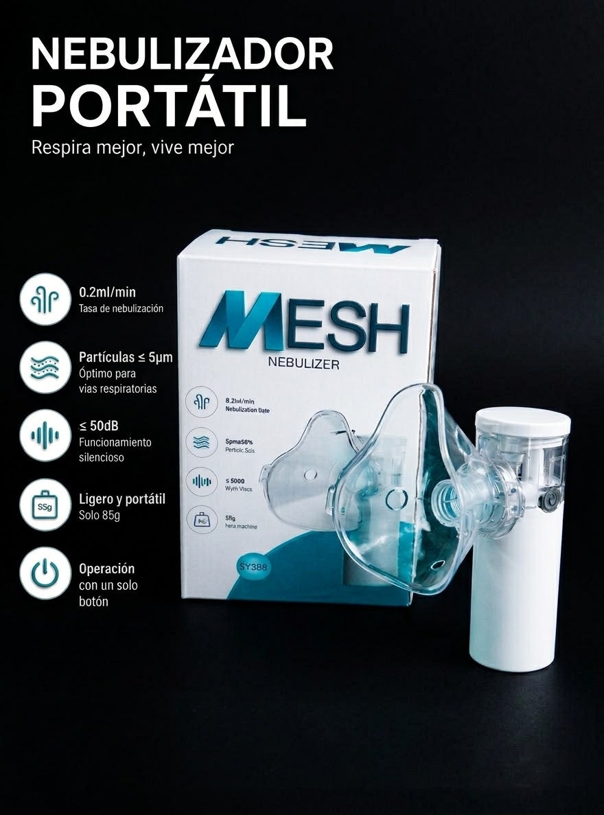 Nebulizador Portátil  MESH 🌟